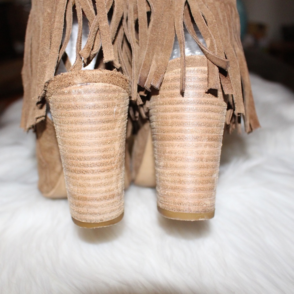 Carlos Santana, Jasper Open Toe Block Heel Bootie… - image 5